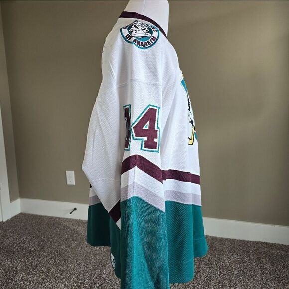 Anaheim Mighty Ducks Hockey Jersey Signed Sz XL - Picture 4 of 13